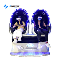Manèges de fête foraine palpitants à vendre, manèges de simulation de réalité virtuelle, machine de jeu de chaise œuf 9D VR