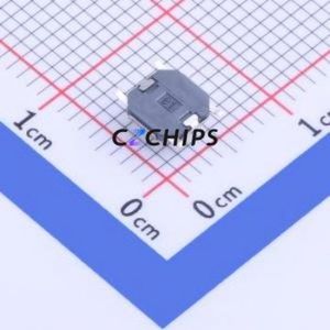 GT-TC084E-H025-L5 Tactile Switch SMD-4P,5.2x5.2mm Switch Single Pole Single Throw Round Button 1.3N Vertical Mount - Product Image 2