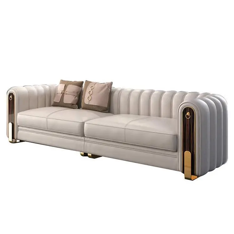 Ý Kim Loại Mềm Trang Trí Nội Thất Bộ Phòng Khách Ghế Sofa Gỗ Tốt Nhất Thiết Lập Chính Hãng Đồ Nội Thất Da Mỹ Sofa