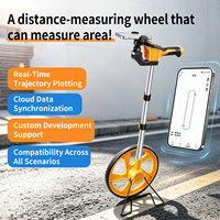 Roue de mesure numérique multifonctionnelle pour le calcul de la surface et de la longueur, avec une portée de 9999,9 m pour les applications de relevé sur site