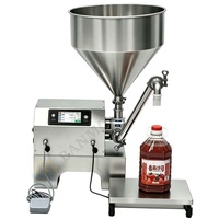 Máquina Llenadora de Salsas y Pastas Digital de Alta Precisión BANMO con Tolva de Acero Inoxidable 304 y Bomba de Engranajes para Mermelada de Tomate, Miel y Crema para Fábricas