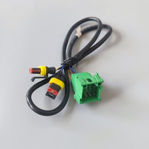 Kabel listrik mobil, 12 Pin pemutar CD TE soket FMS Plug 1-967627-1 hingga 2/3 Pin AMP konektor segel Super Otomotif - Product Image 3