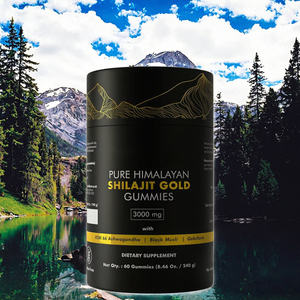 Gummies de Shilajit Marque Blanche OEM Sans Sucre Ajouté Ashwagandha Acide Fulvique 85+ Oligo-éléments Soutien Immunitaire Usage Adulte <span class=keywords><strong>2</strong></span> Gummies - Product Image 3