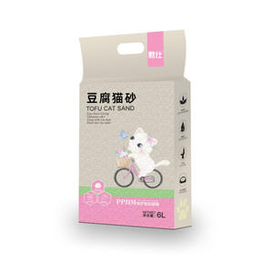 Litière pour <span class=keywords><strong>chat</strong></span> au tofu, saveur thé vert originale, désodorisant, faible teneur en poussière, granulés larges, fournitures pour chats, livraison gratuite - Product Image 1