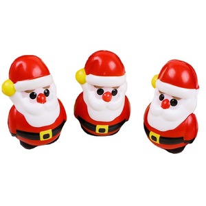 Ensemble de jouets squishy de Noël 2025 - Père Noël et rennes à récupération lente pour soulager le stress des enfants, cadeaux sensoriels souples à presser pour fêtes - Product Image 4
