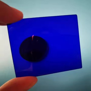 Verre optique VIS à haute transmission, couleur bleu foncé, filtre en verre <span class=keywords><strong>QB29</strong></span> QB4 - Product Image 5