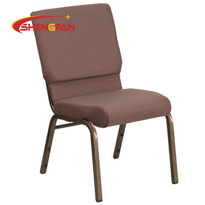 Chaises d'église populaires <span class=keywords><strong>à</strong></span> prix avantageux, chaises d'<span class=keywords><strong>évêque</strong></span> en fer, tissu et cuir, couleur marron, chaises de pasteur d'église - Product Image 4