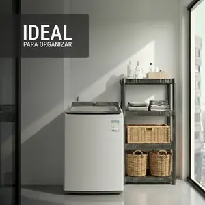 Pretul Est-4p Étagère de rangement en plastique noire à 4 niveaux - Product Image 5