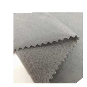 94% Polyester 6% Spandex dos brossé tissu extensible dans les quatre sens pour pantalon de manteau de veste d'extérieur