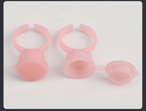 Hình xăm màu cup sieyelash keo vòng thứ cấp lông mày con dấu cup lông mi keo bán vĩnh viễn công cụ - Product Image 3