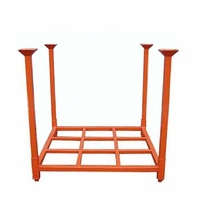 Support empilable pliable de pneu de stockage de support de pneu de palette de capacité de chargement élevée
