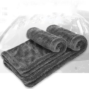 1200gsm Micro Fiber Pile Detailing Towel <strong>Microfiber</strong> <strong>Cloth</strong> Fabric Wash Car Cleaning <strong>Cloth</strong> 1200 Gsm Twisted Loop <strong>Microfiber</strong> Towel - Product Image 1