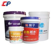 Ember Plastik Putih untuk Cat, Grosir 1l 1.5l 2l 3l 4l 5l 6l 9l 10l 13l 15l 16l 18l 20l 5 Galon untuk Bubuk Protein