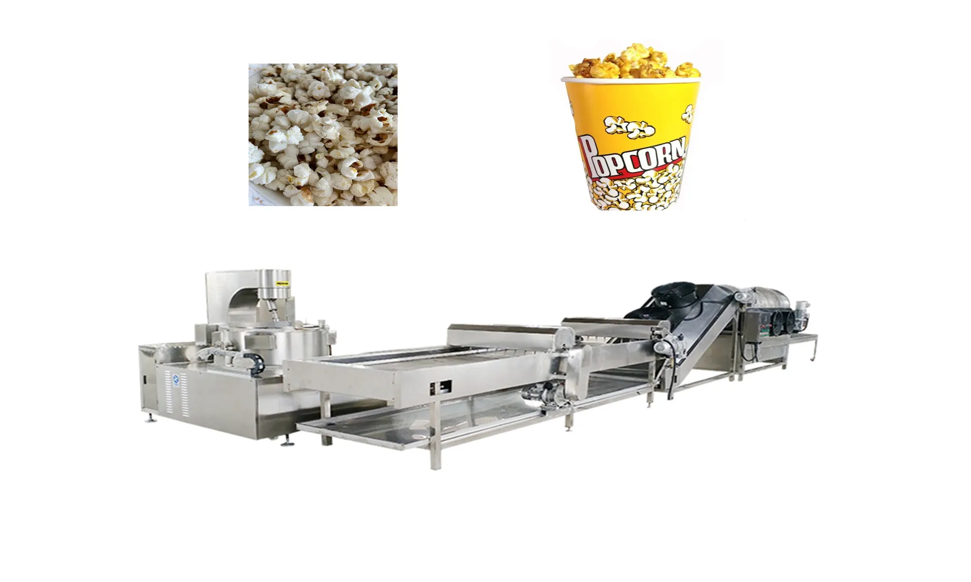 Edelstahl Premium Hand Popcorn Maschine nach Hause klein Edelstahl