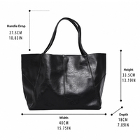 Sac fourre-tout spacieux pour femme avec petite pochette, en cuir PU imperméable, à bandoulière unique, idéal pour l'été, les voyages, le travail et le shopping