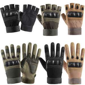 Guantes tácticos de microfibra resistentes de alta calidad pantalla táctil nudillo duro ciclismo pesca al aire libre entrenamiento de motocicleta duradero - Product Image 2