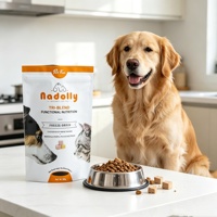 Stand up feuille d'aluminium BOPP PE PET sac de nourriture pour chien avec fermeture éclair