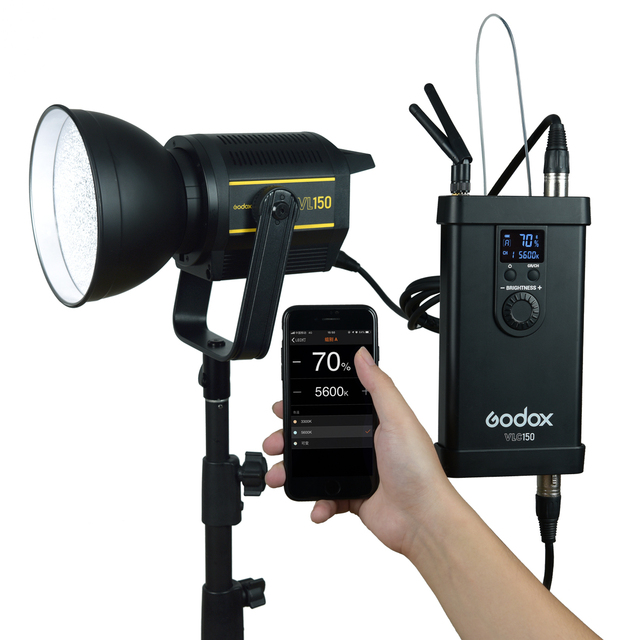 VL-300 K3 VL300 300W 5600K White Version LED Video Light Continuous Output Bowens Mount Studio Light App for Photography