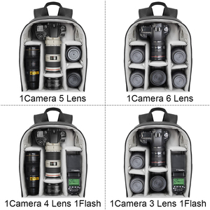 <span class=keywords><strong>Mochila</strong></span> GRANDE <span class=keywords><strong>para</strong></span> ordenador portátil, bolsa de cámara de vídeo, cámara Dslr personalizada, impermeable - Product Image 5