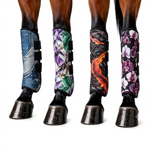 Protège-jambes pour chevaux en tissu anti-friction pour la course, l'entraînement et l'écurie - Product Image 3