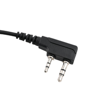 Microphone tactique pour talkie-walkie, suppression du bruit ENC, micro PTT à doigt, écouteur à tube acoustique bidirectionnel – Vente chaude usine