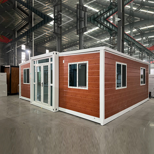 Casa contenedor expandible de panel sándwich de acero, portátil, plegable y lista para enviar, para uso en villas. - Product Image 1