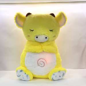 Peluches lumineuses à DEL pour animaux-Peluches douces avec ventre lumineux, peluches pour chien éléphant koala lapin, veilleuse pour enfants - Product Image 2