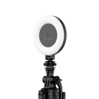 KALIOU LW024 – Lumière d'appoint portable de poche, 3 couleurs réglables, 48 LED, 10W, alimentée par batterie, légère, pour téléphone portable