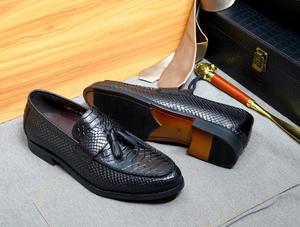 2025 мужские деловые туфли из натуральной кожи с принтом крокодиловой кожи - Product Image 2