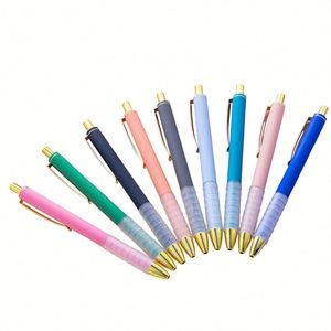 Custom Colorful Soft Grip Ballpoint New Design <b>Retractable</b> Plastic <b>Pen</b> With Logo Printed for Office and School Use - Product Image 3
