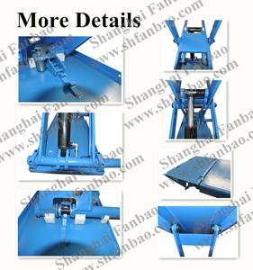 Cric hydraulique mobile à ciseaux de 3000 kg, 1,4 m, certification CE, mobile, 1,2 m, position intermédiaire, Fanbao QJY-S2E, moteur 2,2 kW, automobile - Product Image 4