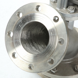 Yoshitaka Pneumatic Discharge Valve Dn80 Flange Connection Gate Type For Feeding Chemical Resistant <b>PTFE</b> Lined - Product Image 3