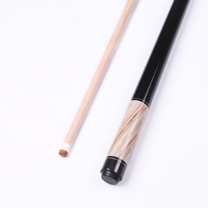 Taco de <span class=keywords><strong>billar</strong></span> profesional al por mayor de fábrica con eje de madera de arce, unión Uni-Loc, agarre negro brillante, ligero, de 2 piezas - Product Image 2