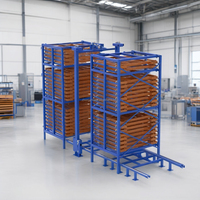 Equipamento Inteligente de Armazenamento de Chapas Metálicas: Rack Vertical para Manuseio Robótico Automatizado