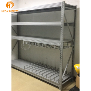 Étagère en métal réglable sans bouchon et supports stockage en entrepôt étagère en métal à usage moyen - Product Image 3