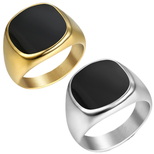 Anillo de Titanio Dorado <span class=keywords><strong>para</strong></span> <span class=keywords><strong>Hombre</strong></span>, Personalizado, Superficie Brillante, Epoxi, Acero Inoxidable, <span class=keywords><strong>para</strong></span> <span class=keywords><strong>Hombre</strong></span> y Mujer - Product Image 1