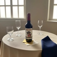 Autocollants personnalisés en vinyle permanent imperméable avec logo en feuille d'or, étiquettes de bouteille de vin en relief UV