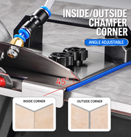 Offre Spéciale 100 Type universel meuleuse d'angle en acier inoxydable 45 degrés meuleuse support de coupe pour carreaux de céramique pierre bois