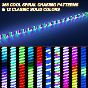 Nuova Antenna Luminosa RGB 2FT 3FT 4FT 5FT 6FT, Luce a Frusta LED COB per ATV UTV Fuoristrada Camion Auto - Product Image 2