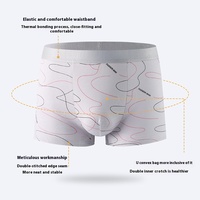 Erkek orta katlı Boxer külot büyük boyutları gençlik tarzı pantolon şort erkek dikişsiz baskı tasarımı için özel Logo ile