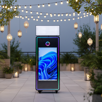 Cabina de Fotos con Pantalla Táctil LCD de 43 Pulgadas, Última Tendencia, Cabina de Fotos con Espejo DSLR para Selfies, con Opción de Cámara e Impresora