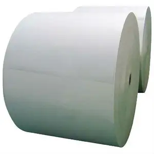 Fabricante de rolos de papel para copos de papelão branco sem revestimento personalizados para fazer copos de papel