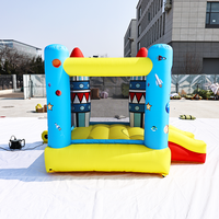 Château gonflable durable Space Rocket avec toboggan, aire de jeux gonflable imperméable pour enfants, installation facile