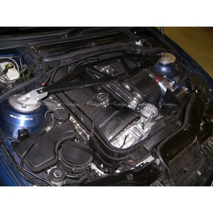 Styling automobile 1998 - 2004 pour BMW E46 M3, couvercle de moteur en fibre de carbone, finition brillante, accessoires de voiture - Product Image 4