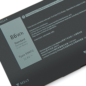 Nuova Batteria Originale NEW 69KF2 86WH per DELL <span class=keywords><strong>Vostro</strong></span> 7620 <span class=keywords><strong>XPS</strong></span> 15 9500 Precision 5550 P91F - Product Image 2