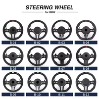 Volant sport M personnalisé en PVC pour BMW Série 3 E60 E65 E66 X5 E70 X6 E71 E81 E82 E83 E84 E85 E87 E88 E89 E90 E91 E92 E93