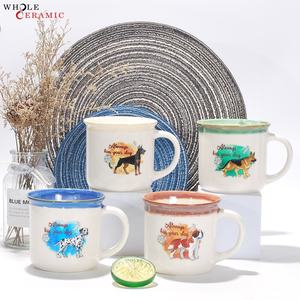 แพนด้าดราก้อนบอลนกฮูกตั้งครรภ์3D สัตว์อะนิเมะ L แก้วเซรามิกสุนัขสุนัขฟลามิงโกแมวหมาป่าจิ้งจอกเรื่องแพะ - Product Image 2