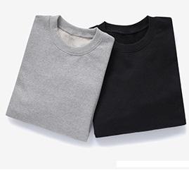 Pull molletonné brossé 405 g/m² respirant chaud d'hiver col rond en mélange de coton style coréen décontracté thermique - Product Image 6