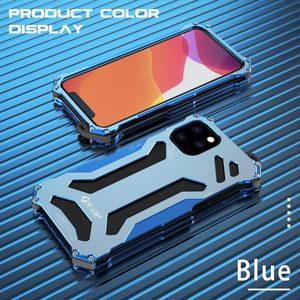 <span class=keywords><strong>Coque</strong></span> métallique pour iPhone 12 Pro Max Gundam Aluminium Métal Antichoc Cadre Pare-chocs Double Couleur Oxydation Aluminium Métal Cas - Product Image 6