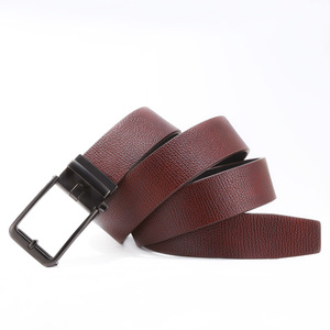 Ceintures en cuir de <span class=keywords><strong>vachette</strong></span> à cliquet automatique en stock d'usine pour hommes - Product Image 1